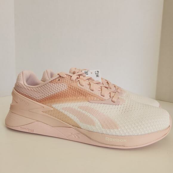 Reebok Women's Nano X3 Sneaker, Possibly Pink/Chalk, 9.5 - Picture 2 of 10